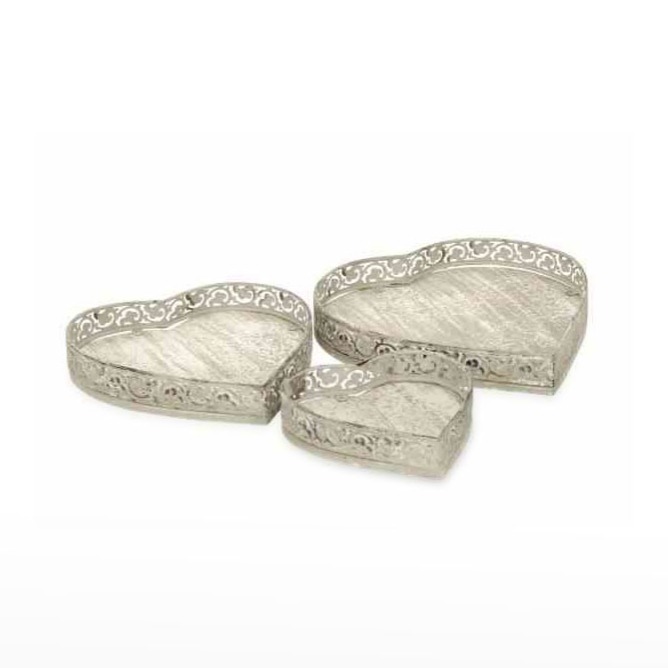 Conjunto Base Metálica - Coração